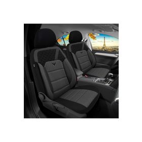 Oto Pandami Fiat Fiorino Panaroma 2008+ Uyumlu 1+1 Gri Koltuk Kılıfı