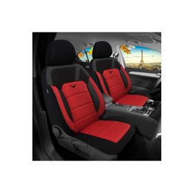 Oto Pandami Fiat Fiorino Panaroma 2008+ Uyumlu 1+1 Kırmızı Koltuk Kılıfı