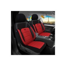 Oto Pandami Honda Jazz 2 Gd 2008-2015 Uyumlu 1+1 Kırmızı Tay Tüyü Koltuk Kılıfı
