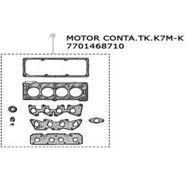 Otoconta 40149002 Megane Uyumlu Keçeli Motor Takım Contası