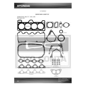 Otoconta 41500002 Keçeli Hyundai Accent 1.3 12 V Takım Contası