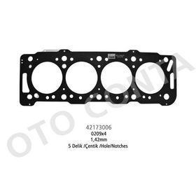 Otoconta 42173006 1.42 mm Çelik P206-P306-Partner-Berlingo 1.9 DW8 Silindir Kapak Contası
