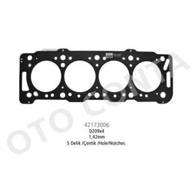 Otoconta 42173006 1.42 mm Çelik P206-P306-Partner-Berlingo 1.9 DW8 Silindir Kapak Contası
