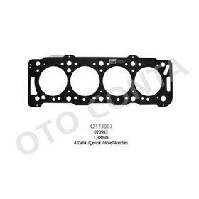 Otoconta 42173007 1.38 mm Çelik P206-P306-Partner-Berlingo 1.9 DW8 Silindir Kapak Contası