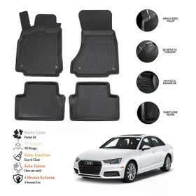 OtoLine Audi A4 2016 Sonrası 3D Havuzlu Paspas