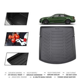 OtoLine Audi A4 B9 2020 Model Bagaj Havuzu