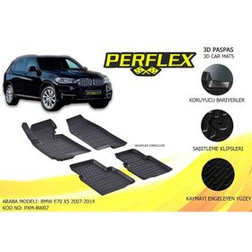 OtoLine Bmw E70 X5 2007-2014 3D Havuzlu Paspas