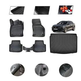 OtoLine Corolla Sedan 2013-2019 Arası 4D Havuzlu Oto Paspas Ve Bagaj Set