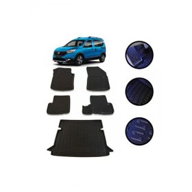 OtoLine Dacia Dokker 4D Havuzlu Oto Paspas Ve Bagaj Set 2013-2021
