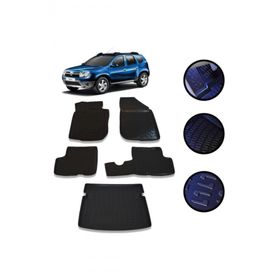 OtoLine Dacia Duster 4X4 2010-2017 Arasi 4D Havuzlu Oto Paspas Bagaj Set