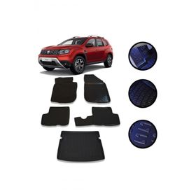 OtoLine Dacia Duster 4X4 2018-2022 Arasi 4D Havuzlu Oto Paspas Bagaj Set