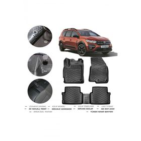 OtoLine Dacia Jogger 2023 Model 4D Havuzlu Paspas