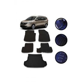 OtoLine Dacia Lodgy 2013-2021 Arasi 4D Havuzlu Oto Paspas Ve Bagaj Set