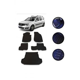 OtoLine Dacia Logan Mcv 2005-2014 Arasi 4D Havuzlu Oto Paspas Bagaj Set