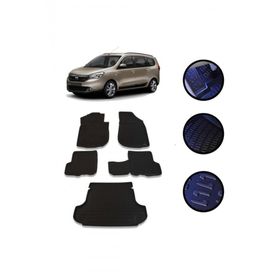 OtoLine Dacia Logan Mcv 2013-2021 Arasi 4D Havuzlu Oto Paspas Bagaj Set