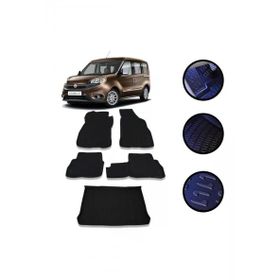 OtoLine Fiat Doblo 2016-2021 Arasi 4D Havuzlu Oto Paspas Ve Bagaj Set
