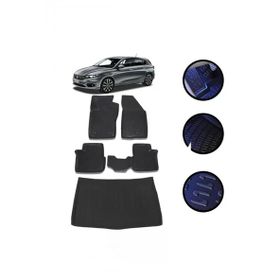 OtoLine Fiat Egea Hb 2016-2021 Arasi 4D Havuzlu Oto Paspas Ve Bagaj Set
