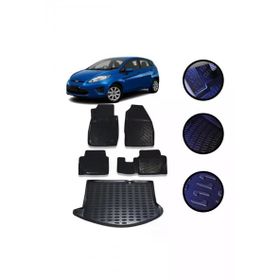 OtoLine Ford Fiesta 2008-2017 Arası 4D Bagaj Seti ve Oto Havuzlu Paspas
