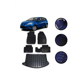 OtoLine Ford Fiesta 2008-2017 Arası 4D Bagaj Seti ve Oto Havuzlu Paspas