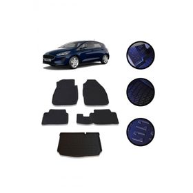 OtoLine Ford Fiesta 2018-2022 4D Bagaj Seti ve Oto Havuzlu Paspas