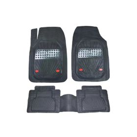 OtoLine Honda Civic 1996 2000 HB Krom Gümüş 4D Ekstra Kanallı Havuzlu Paspas Seti