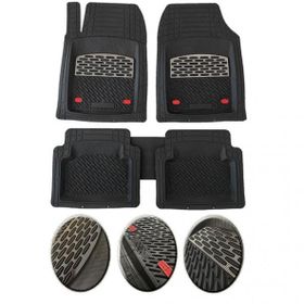 OtoLine Honda Civic 1996 2000 Sedan Krom Gümüş 4D Ekstra Kanallı Havuzlu Paspas Seti