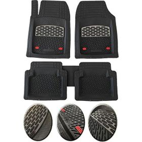 OtoLine Honda Civic EF 1988 1991 Krom Gümüş 4D Ekstra Kanallı Havuzlu Paspas Seti