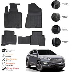 OtoLine Hyundai Tucson 2015-2021 3D Havuzlu Paspas