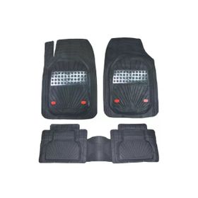 OtoLine Hyundai Tuscani Krom Gümüş 4D Ekstra Kanallı Havuzlu Paspas Seti