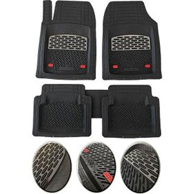 OtoLine Jeep Liberty 2008-2013 Krom Gümüş 4D Ekstra Kanallı Havuzlu Paspas Seti