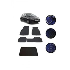 OtoLine Megane 2 Hb 2002-2009 Arasi 4D Havuzlu Oto Paspas Ve Bagaj Set