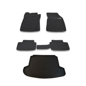 OtoLine Megane 4 Sedan Cft Klk 2016-2022 4D Havuzlu Oto Paspas Bagaj Set