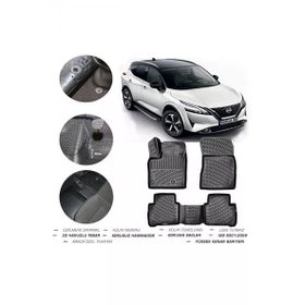 OtoLine Nissan Qashqai 2023 Model 4D Havuzlu Paspas