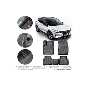 OtoLine Nissan Qashqai 2023 Model 4D Havuzlu Paspas