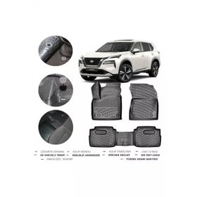 OtoLine Nissan X-Trail 2023 Model 4D Havuzlu Paspas