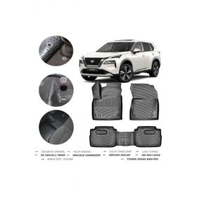 OtoLine Nissan X-Trail 2023 Model 4D Havuzlu Paspas