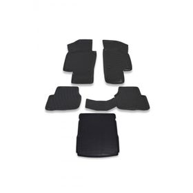 OtoLine Passat B6 2004-2011 Arasi 4D Havuzlu Oto Paspas Ve Bagaj Set