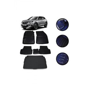OtoLine Peugeot 2008 Cros 2020 Ve Sonrasi 4D Havuzlu Oto Paspas Bagaj Set