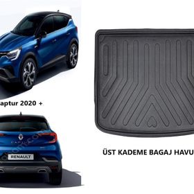 OtoLine Renault Captur 2020 Model Üst Bagaj Havuzu
