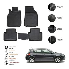 OtoLine Renault Megane 2 2004-2009 3D Havuzlu Paspas