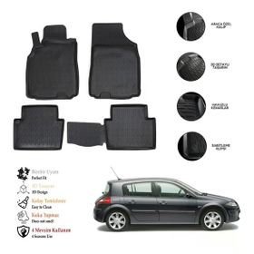 OtoLine Renault Megane 2 2004-2009 3D Havuzlu Paspas