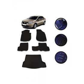 OtoLine Renault Symbol 2013-2021 Arasi 4D Havuzlu Oto Paspas Ve Bagaj Set