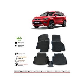 OtoLine Seat Ateca 2023 Model 4D Havuzlu Paspas