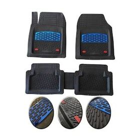 OtoLine Seat Ibiza 1993 2001 Krom Mavi 4D Ekstra Kanallı Havuzlu Paspas Seti
