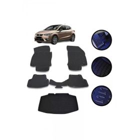 OtoLine Seat Ibiza 5 2017-2022 Arasi 4D Havuzlu Oto Paspas Vee Bagaj Set
