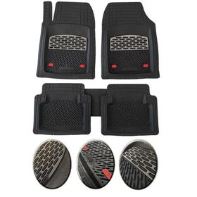OtoLine Subaru Forester 2008 2013 Krom Gümüş 4D Ekstra Kanallı Havuzlu Paspas Seti