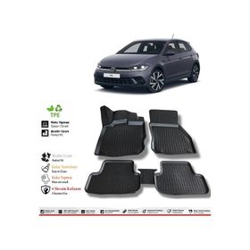 OtoLine Volkswagen Polo 2023 Model 4D Havuzlu Paspas