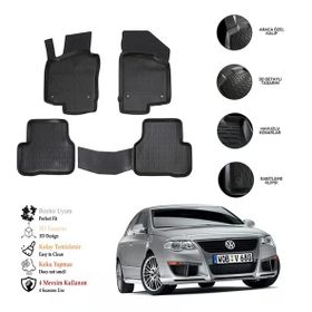 OtoLine VW Passat B6 2005-2010 3D Havuzlu Paspas