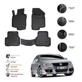 OtoLine VW Passat B6 2005-2010 3D Havuzlu Paspas