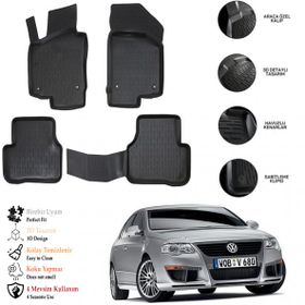 OtoLine VW Passat B7 2011-2014 3D Havuzlu Paspas